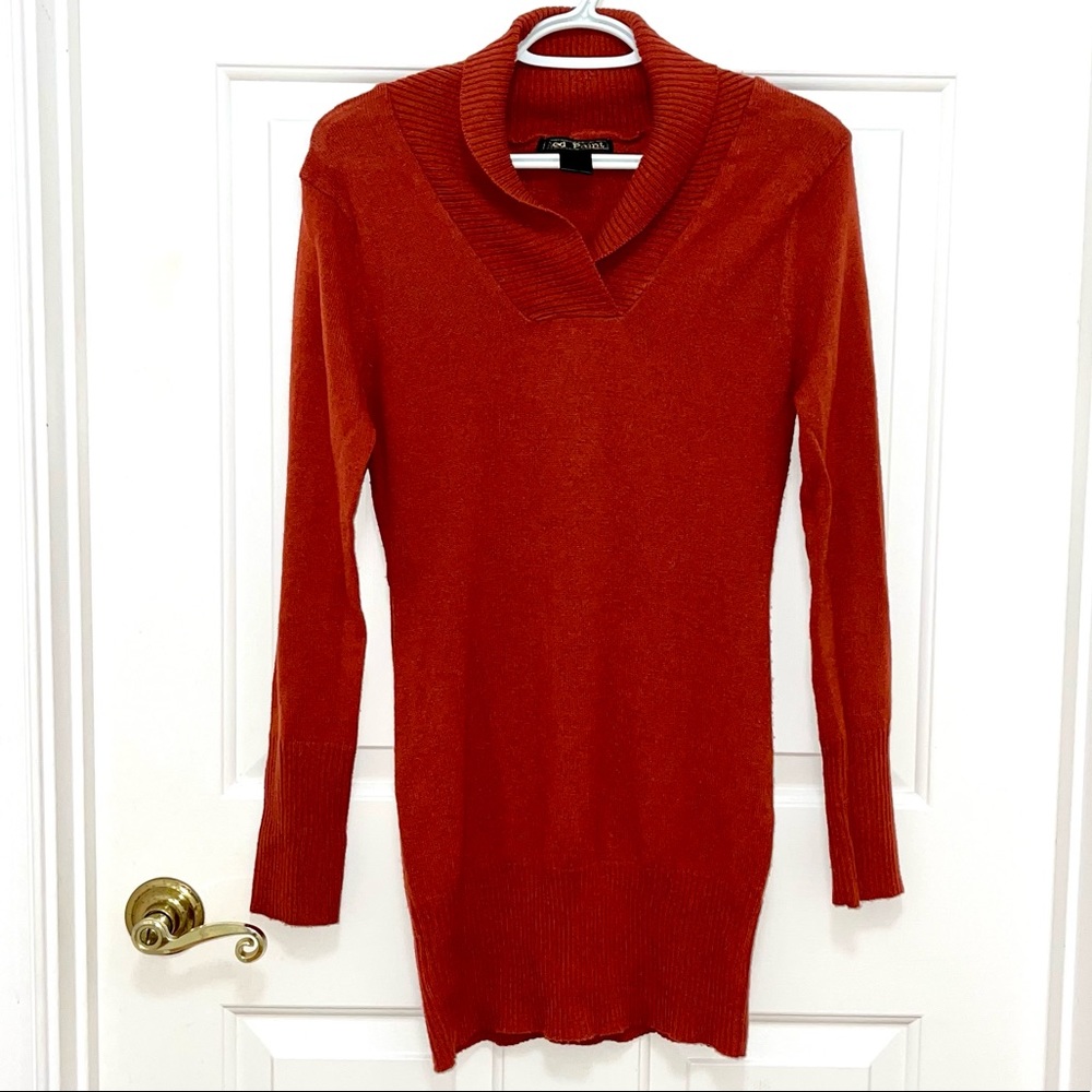 Orange sweater dress Junior’s L